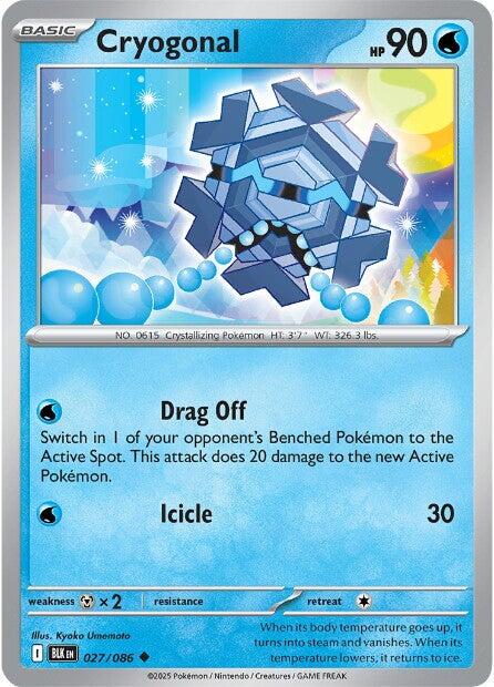 Cryogonal (027/086) [Scarlet & Violet: Black Bolt] | Exor Games Bridgewater