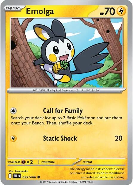 Emolga (029/086) [Scarlet & Violet: Black Bolt] | Exor Games Bridgewater