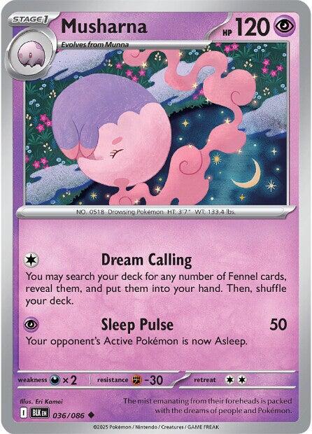 Musharna (036/086) [Scarlet & Violet: Black Bolt] | Exor Games Bridgewater
