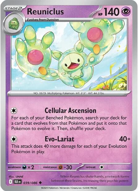 Reuniclus (039/086) [Scarlet & Violet: Black Bolt] | Exor Games Bridgewater