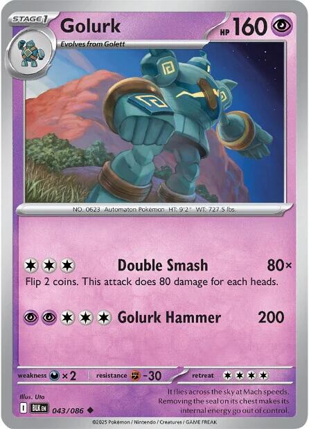 Golurk (043/086) [Scarlet & Violet: Black Bolt] | Exor Games Bridgewater