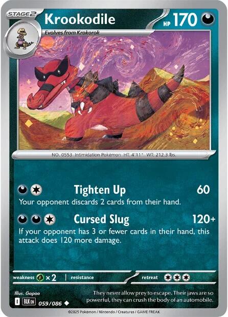 Krookodile (059/086) [Scarlet & Violet: Black Bolt] | Exor Games Bridgewater