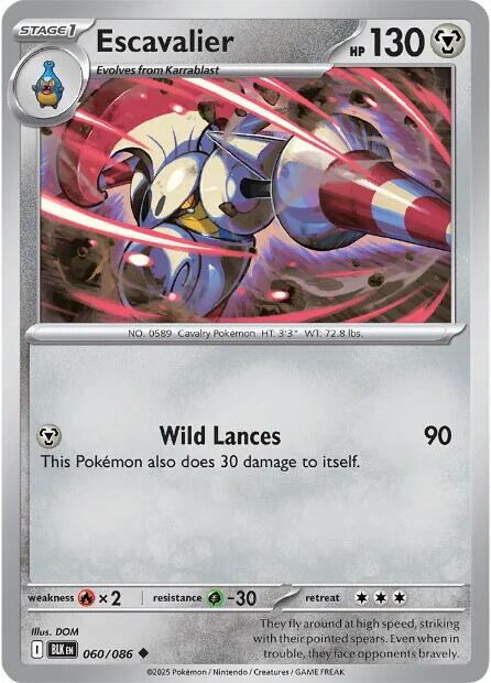 Escavalier (060/086) [Scarlet & Violet: Black Bolt] | Exor Games Bridgewater