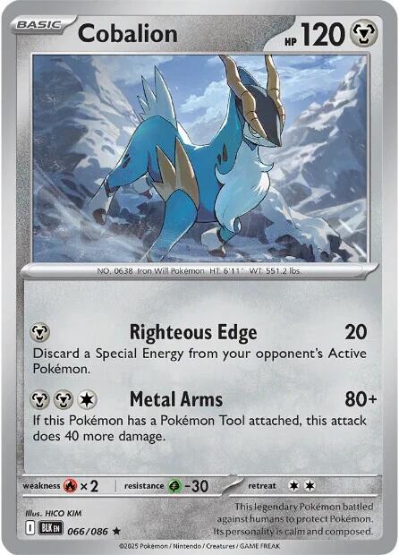 Cobalion (066/086) [Scarlet & Violet: Black Bolt] | Exor Games Bridgewater