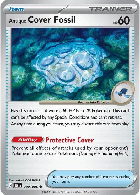 Antique Cover Fossil (080/086) [Scarlet & Violet: Black Bolt] | Exor Games Bridgewater