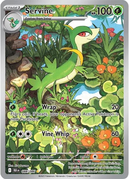 Servine (088/086) [Scarlet & Violet: Black Bolt] | Exor Games Bridgewater