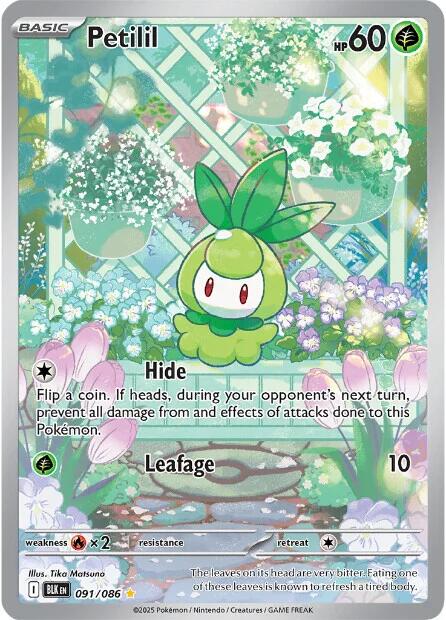 Petilil (091/086) [Scarlet & Violet: Black Bolt] | Exor Games Bridgewater