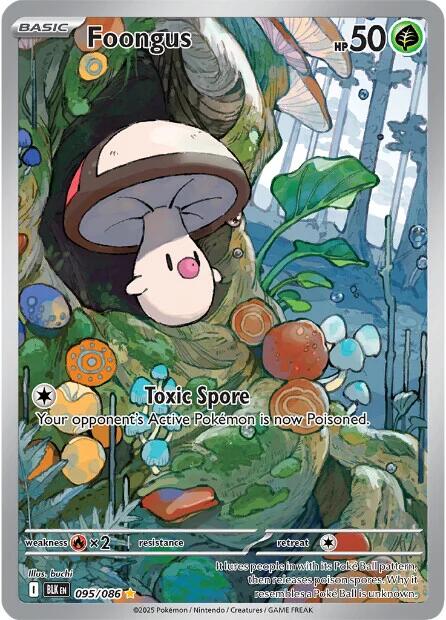 Foongus (095/086) [Scarlet & Violet: Black Bolt] | Exor Games Bridgewater