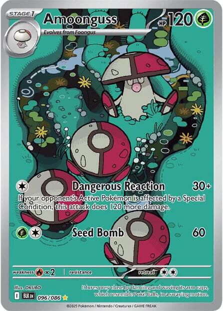 Amoonguss (096/086) [Scarlet & Violet: Black Bolt] | Exor Games Bridgewater