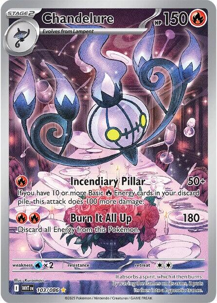 Chandelure (103/086) [Scarlet & Violet: White Flare] | Exor Games Bridgewater