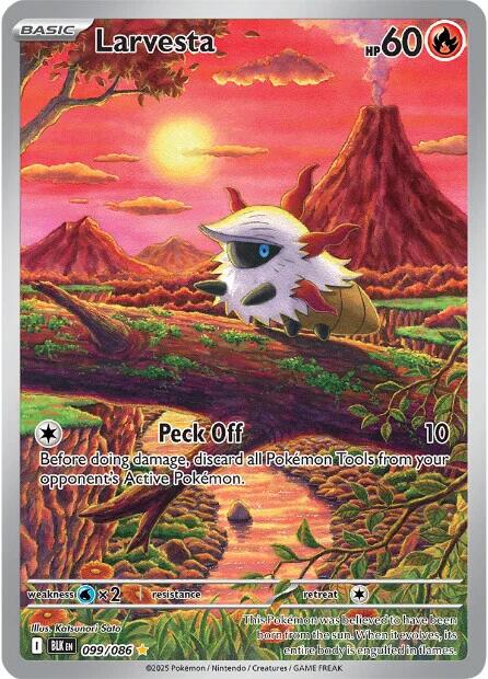 Larvesta (099/086) [Scarlet & Violet: Black Bolt] | Exor Games Bridgewater