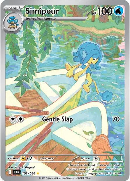 Simipour (102/086) [Scarlet & Violet: Black Bolt] | Exor Games Bridgewater