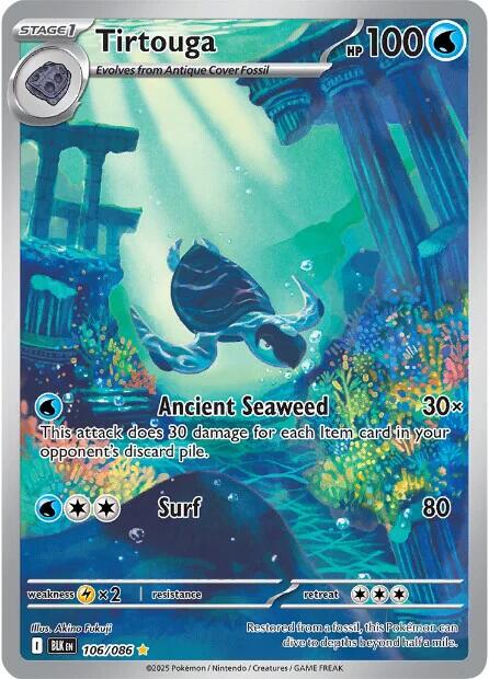 Tirtouga (106/086) [Scarlet & Violet: Black Bolt] | Exor Games Bridgewater