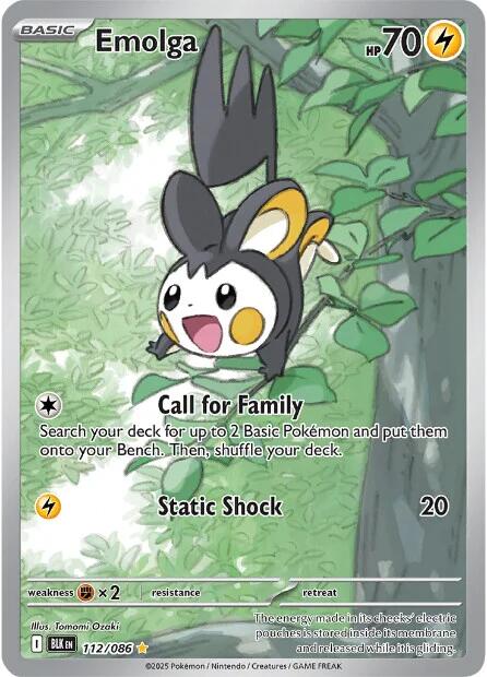 Emolga (112/086) [Scarlet & Violet: Black Bolt] | Exor Games Bridgewater