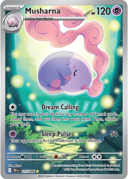 Musharna (117/086) [Scarlet & Violet: Black Bolt] | Exor Games Bridgewater