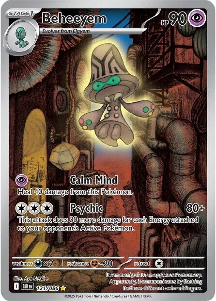 Beheeyem (121/086) [Scarlet & Violet: Black Bolt] | Exor Games Bridgewater