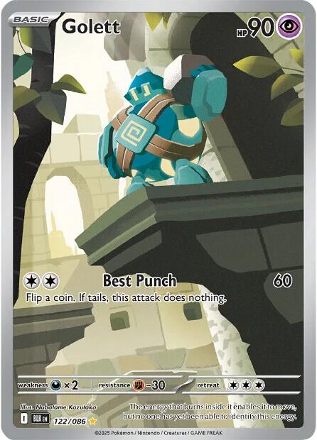 Golett (122/086) [Scarlet & Violet: Black Bolt] | Exor Games Bridgewater
