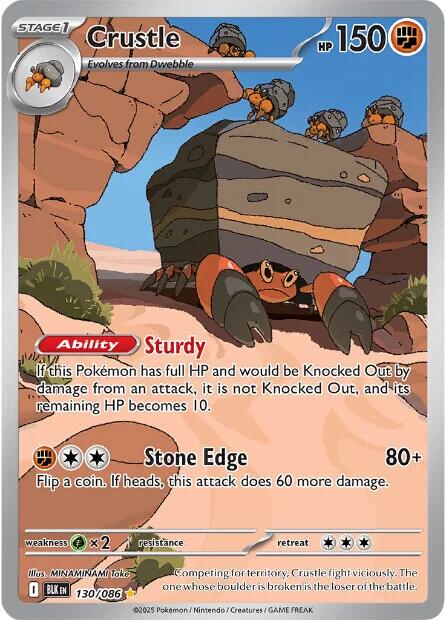 Crustle (130/086) [Scarlet & Violet: Black Bolt] | Exor Games Bridgewater