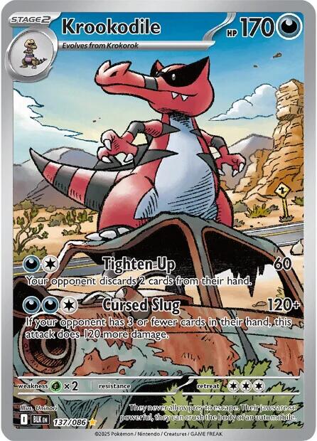 Krookodile (137/086) [Scarlet & Violet: Black Bolt] | Exor Games Bridgewater