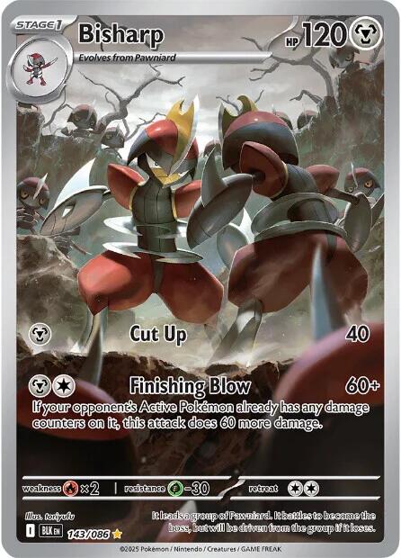 Bisharp (143/086) [Scarlet & Violet: Black Bolt] | Exor Games Bridgewater