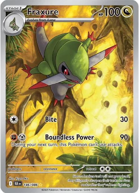 Fraxure (146/086) [Scarlet & Violet: Black Bolt] | Exor Games Bridgewater