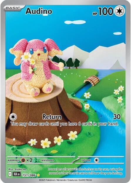Audino (151/086) [Scarlet & Violet: Black Bolt] | Exor Games Bridgewater