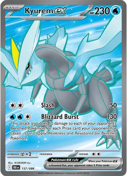 Kyurem ex (157/086) [Scarlet & Violet: Black Bolt] | Exor Games Bridgewater