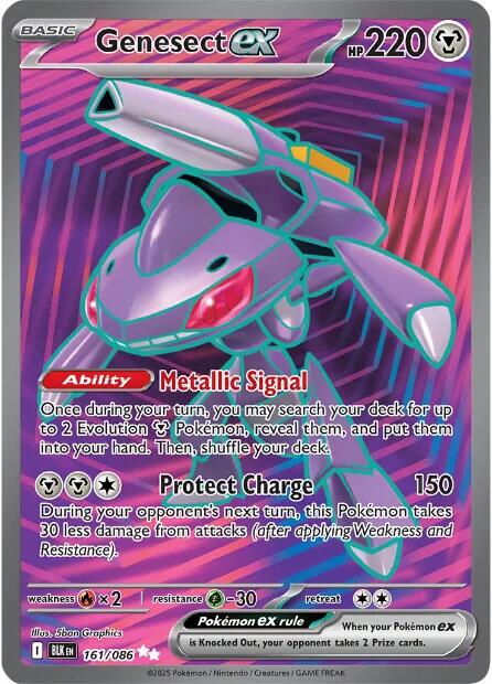 Genesect ex (161/086) [Scarlet & Violet: Black Bolt] | Exor Games Bridgewater