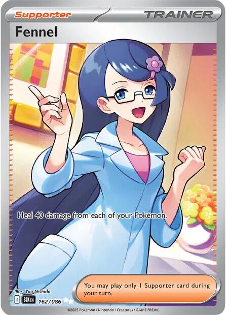 Fennel (162/086) [Scarlet & Violet: Black Bolt] | Exor Games Bridgewater