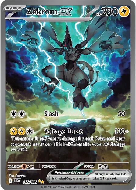 Zekrom ex (166/086) [Scarlet & Violet: Black Bolt] | Exor Games Bridgewater