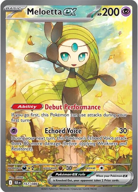 Meloetta ex (167/086) [Scarlet & Violet: Black Bolt] | Exor Games Bridgewater