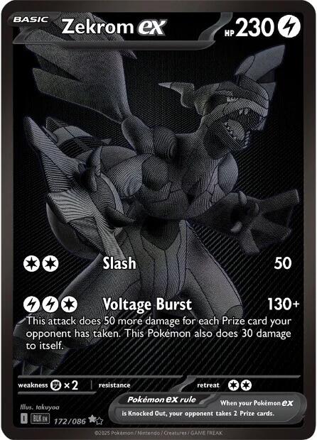 Zekrom ex (172/086) [Scarlet & Violet: Black Bolt] | Exor Games Bridgewater