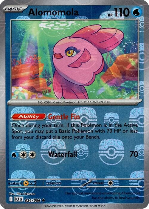 Alomomola (024/086) (Master Ball Pattern) [Scarlet & Violet: Black Bolt] | Exor Games Bridgewater