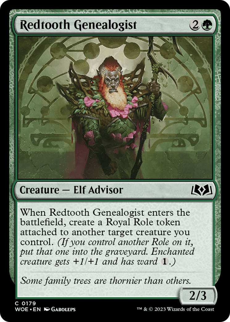 Redtooth Genealogist [Wilds of Eldraine] | Exor Games Bridgewater