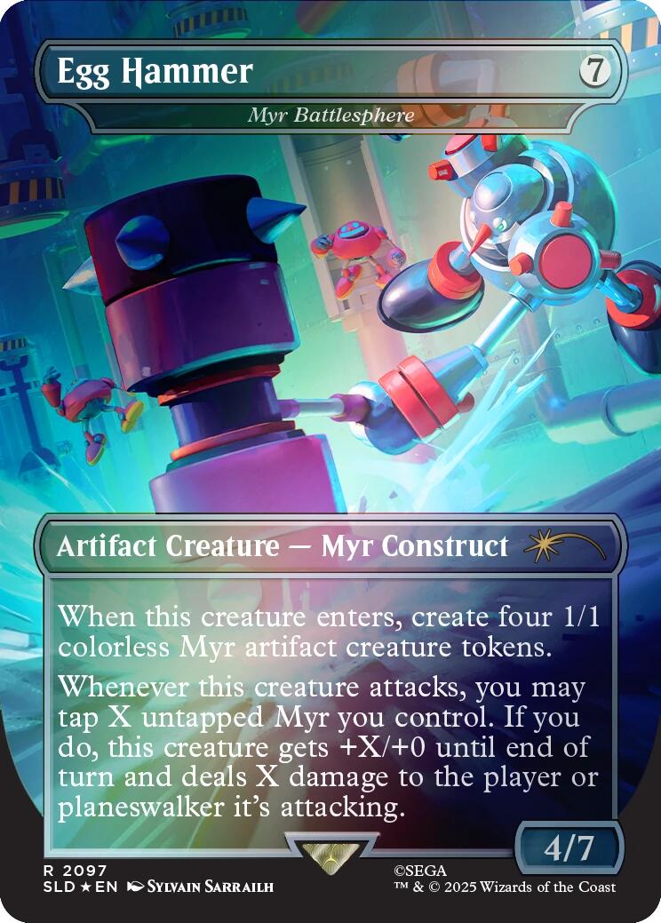 Egg Hammer - Myr Battlesphere (Rainbow Foil) [Secret Lair Drop Series] | Exor Games Bridgewater