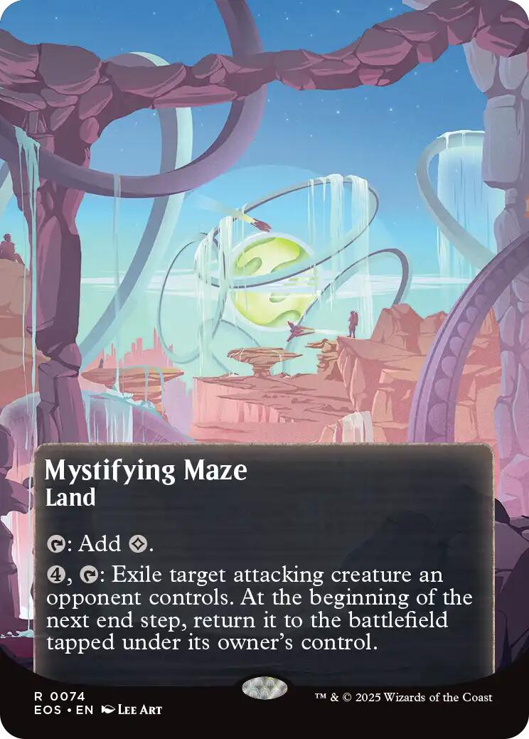 Mystifying Maze (0074) (Borderless) [Edge of Eternities: Stellar Sights] | Exor Games Bridgewater