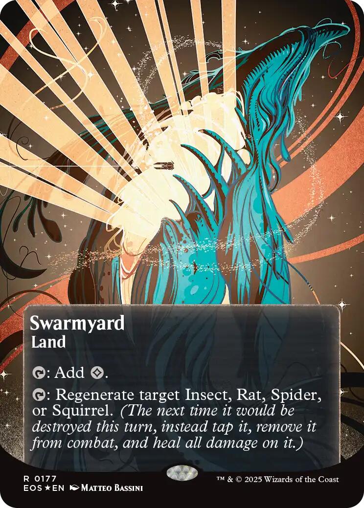 Stripe Mine (0087) (Borderless) (Galaxy Foil) [Edge of Eternities: Stellar Sights] | Exor Games Bridgewater