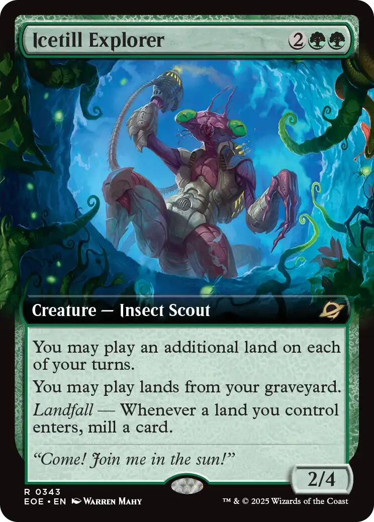 Icetill Explorer (Extended Art) [Edge of Eternities] | Exor Games Bridgewater