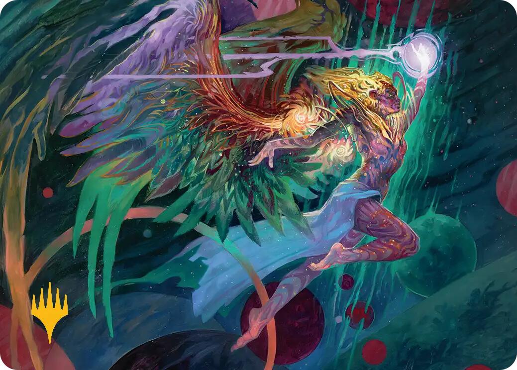 Exalted Sunborn Art Card (Gold-Stamped Signature) [Edge of Eternities Art Series] | Exor Games Bridgewater