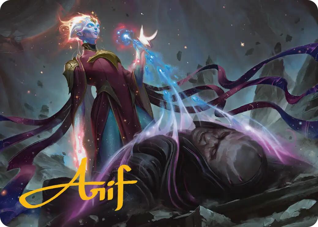 Lightstall Inquisitor Art Card (Gold-Stamped Signature) [Edge of Eternities Art Series] | Exor Games Bridgewater