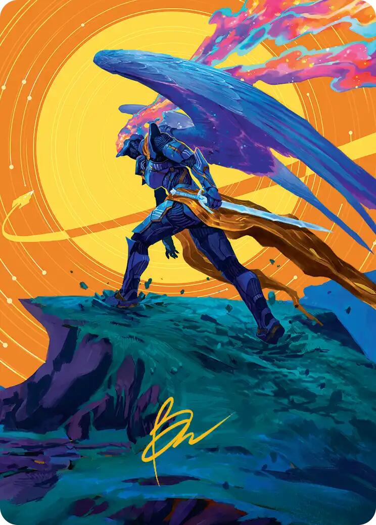 Astelli Reclaimer Art Card (Gold-Stamped Signature) [Edge of Eternities Art Series] | Exor Games Bridgewater