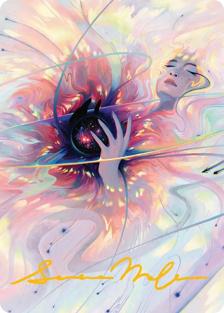 Beyond the Quiet Art Card (Gold-Stamped Signature) [Edge of Eternities Art Series] | Exor Games Bridgewater