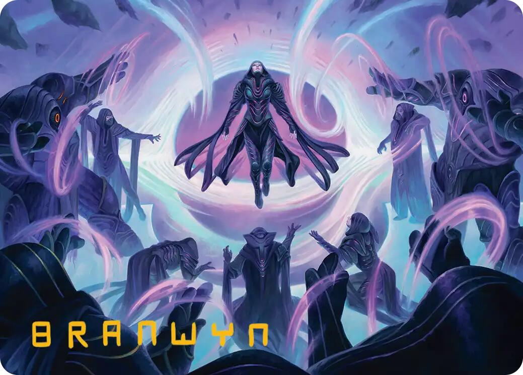 Chorale of the Void Art Card (Gold-Stamped Signature) [Edge of Eternities Art Series] | Exor Games Bridgewater