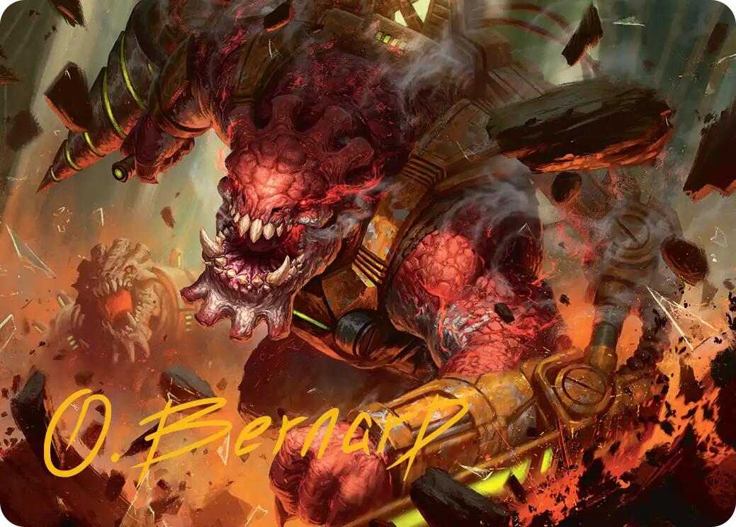 Full Bore Art Card (Gold-Stamped Signature) [Edge of Eternities Art Series] | Exor Games Bridgewater