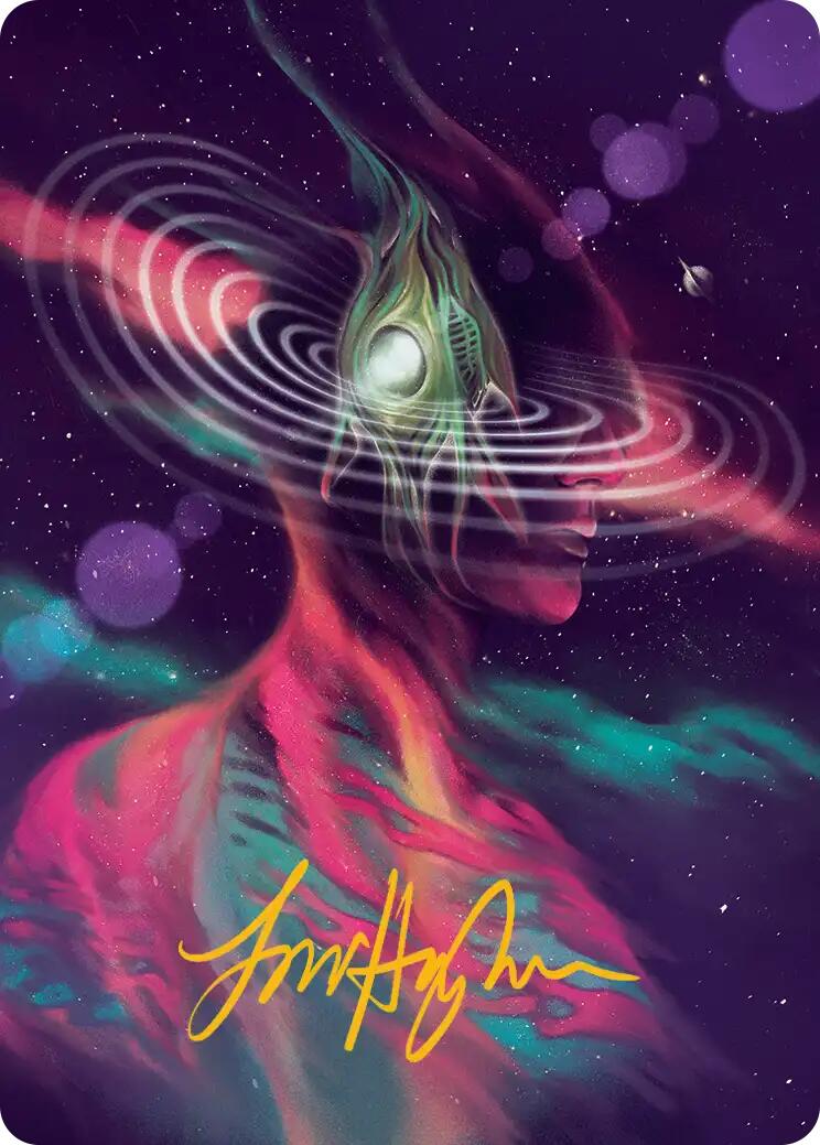 Terrasymbiosis Art Card (Gold-Stamped Signature) [Edge of Eternities Art Series] | Exor Games Bridgewater