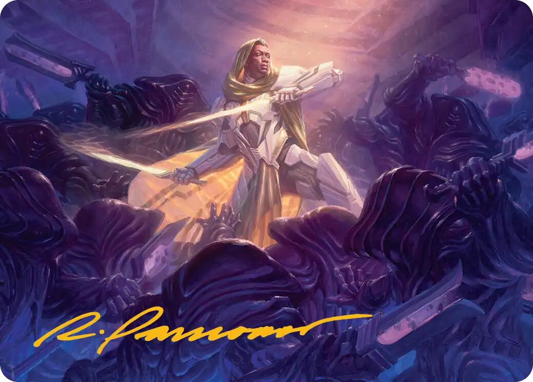 Syr Vondam, Sunstar Exemplar Art Card (Gold-Stamped Signature) [Edge of Eternities Art Series] | Exor Games Bridgewater