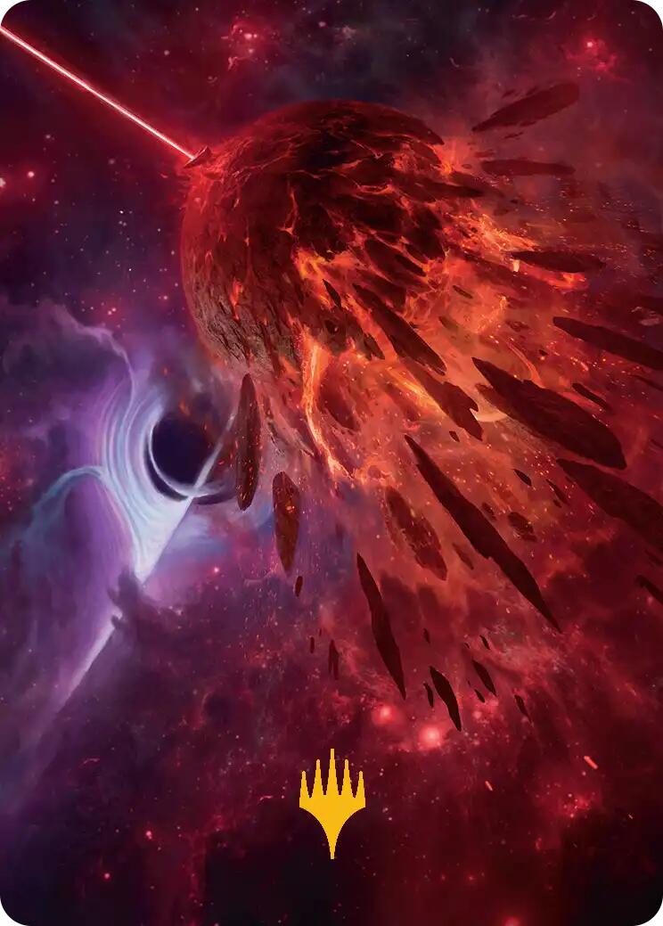 Kavaron, Memorial World Art Card (Gold-Stamped Planeswalker Symbol) [Edge of Eternities Art Series] | Exor Games Bridgewater