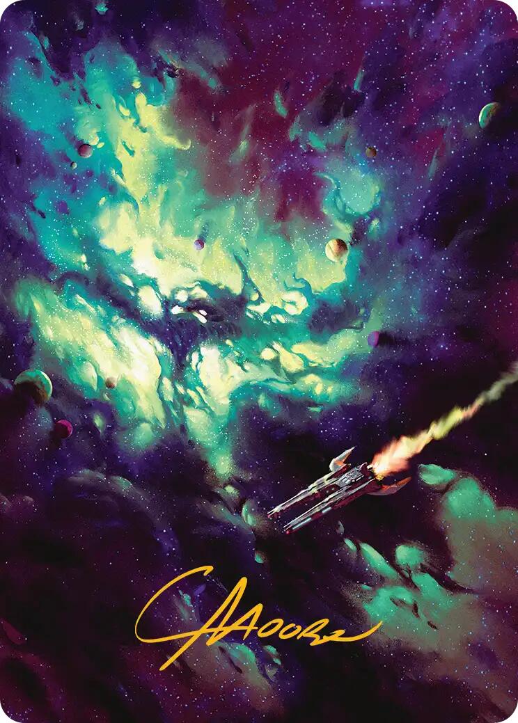 Blinkmoth Nexus Art Card (Gold-Stamped Signature) [Edge of Eternities Art Series] | Exor Games Bridgewater