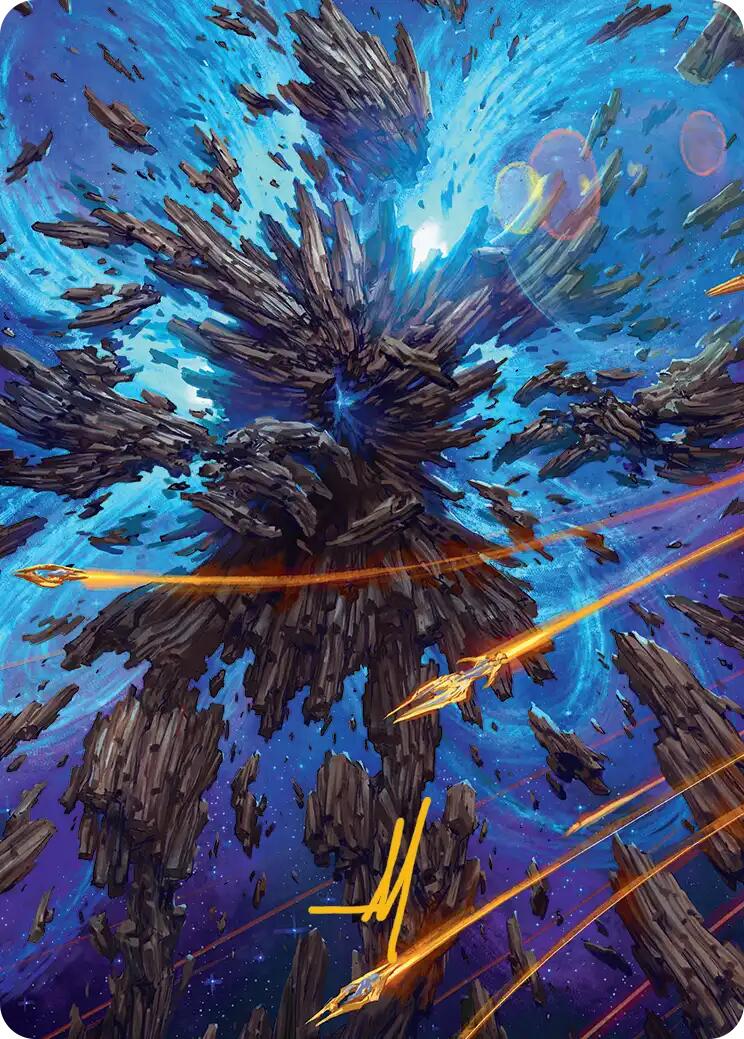 Celestial Colonnade Art Card (Gold-Stamped Signature) [Edge of Eternities Art Series] | Exor Games Bridgewater