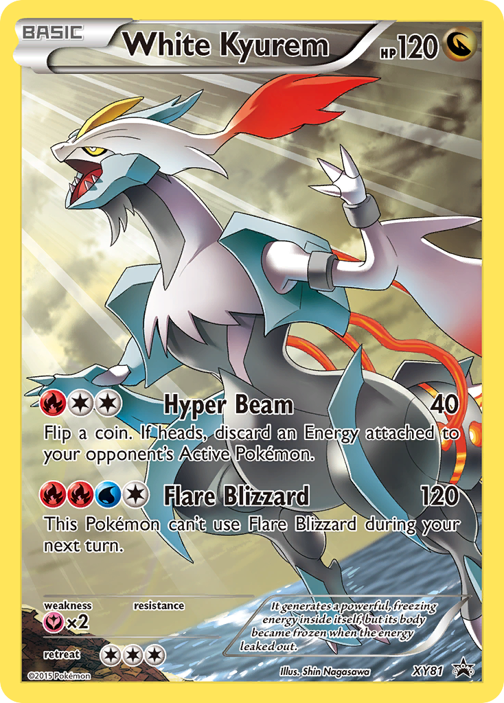 White Kyurem (XY81) (Full Art Promo) [XY: Black Star Promos] | Exor Games Bridgewater